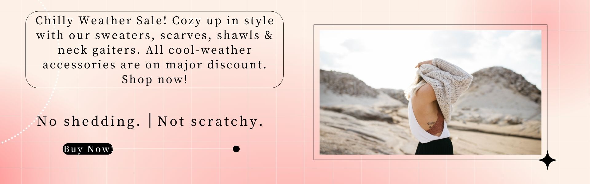 Autumn and winter have arrived! Purchase a comfortable sweater style that suits you.